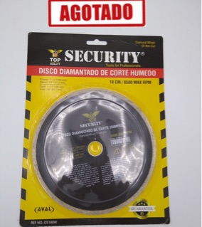 DISCO DIAMANTADO LISO SECURITY