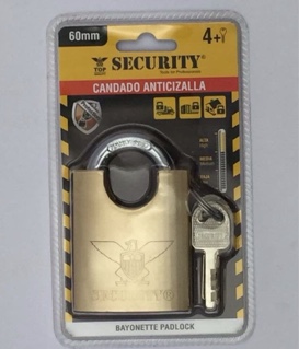 CANDADO ANTICIZALLA 60 MM SECURITY