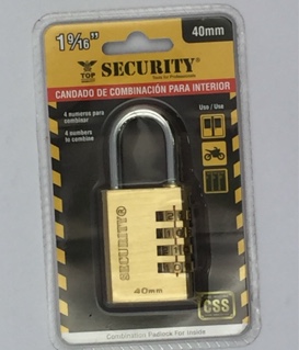 CANDADO DE CLAVE 40MM SECURITY