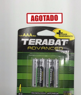 BATERIA DE CARB√ìN AAA X4 TERABAT