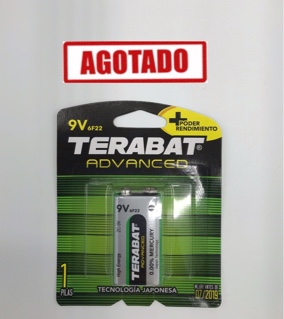 BATERIA DE CARB√ìN 9 VOLTIOS TERABAT