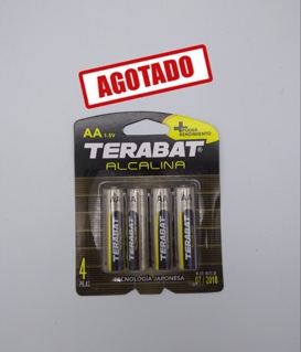 BATERIA ALCALINA AA X 4 TERABAT