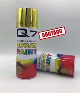 PINTURA EN AEROSOL DORADA Q7